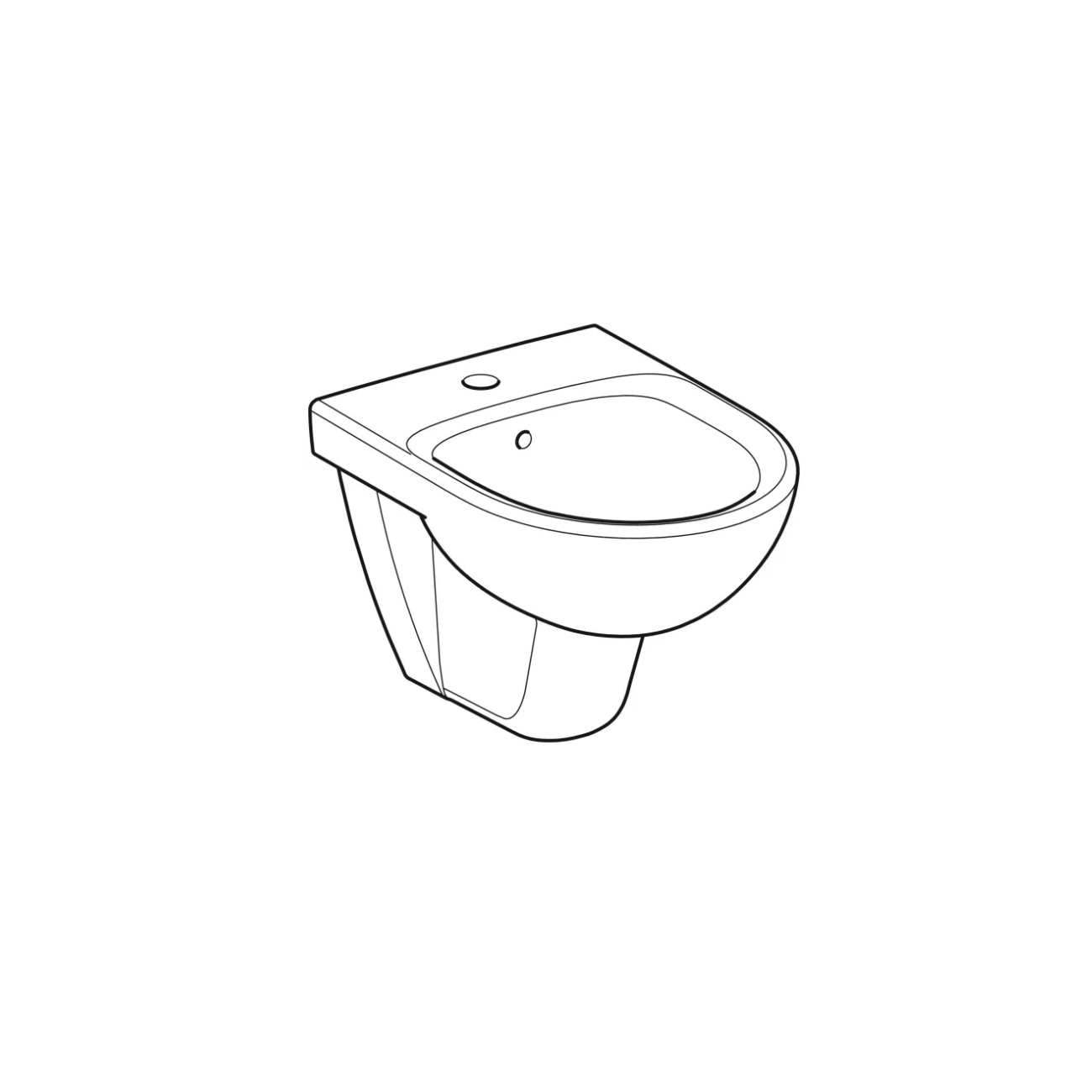 Geberit Selnova Compact, Bidet sospeso
