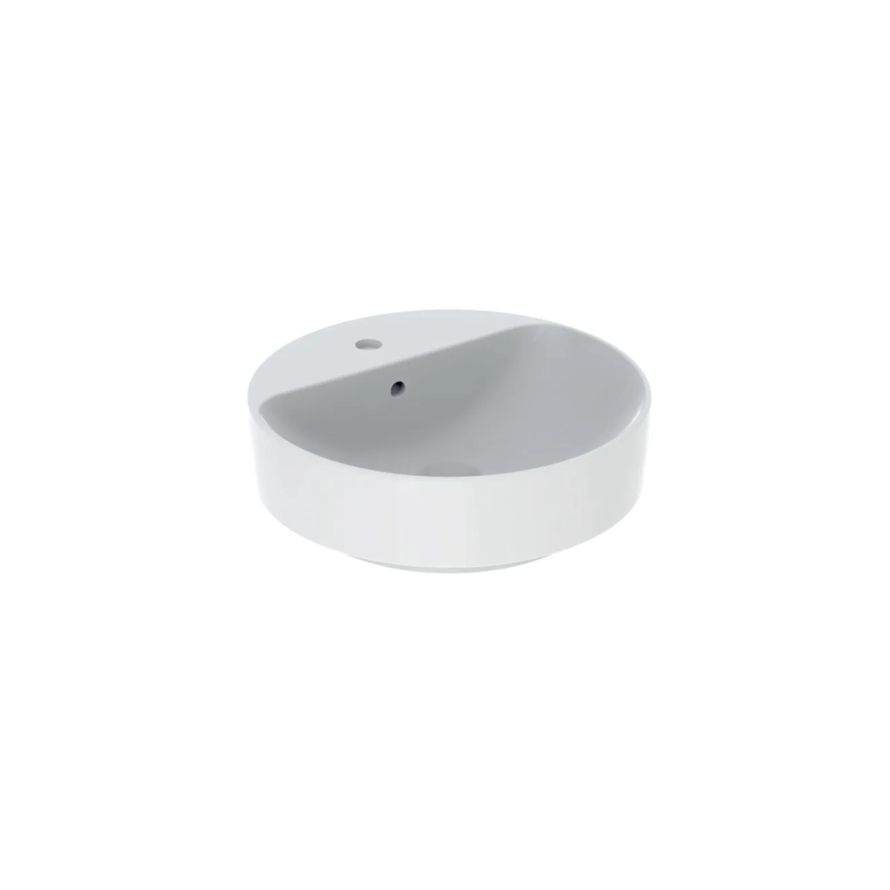 Geberit Variform Lay On, Lavabo à poser rond avec trou