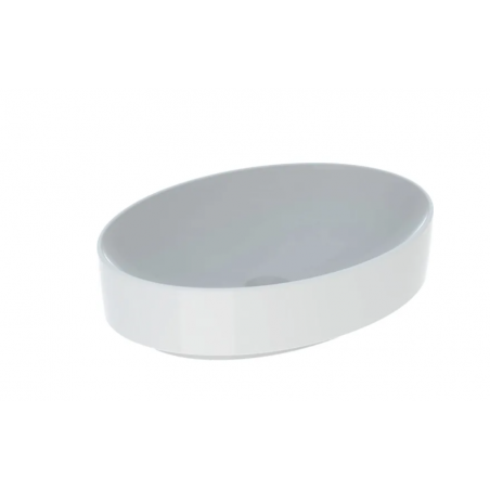 Geberit Variform Lay On, Lavabo da appoggio ovale senza foro 55x40