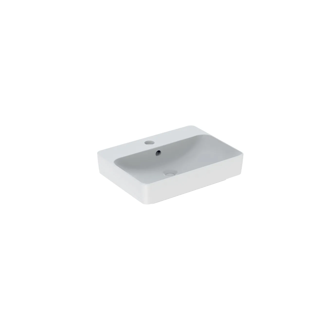 Geberit Variform Lay On, Rectangular basin with hole 60x45