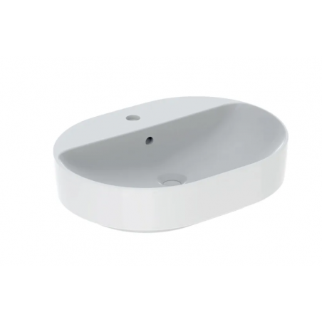 Geberit Variform Lay On, Elliptical basin with hole 60x45