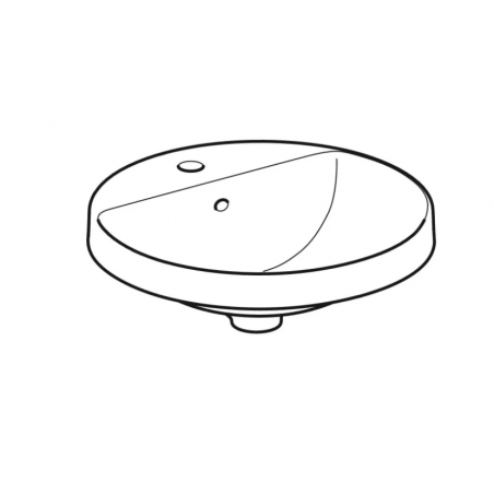 Geberit Variform In Set, Built-in round washbasin 40