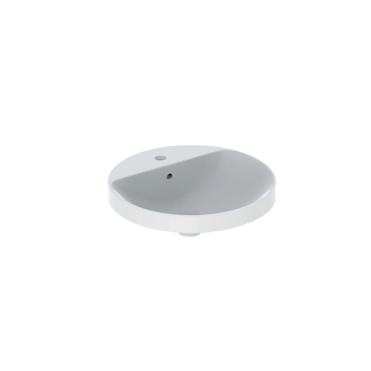 Geberit Variform In Set, Vasque encastrée ronde avec trou 48
