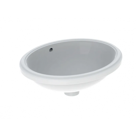 Geberit Variform Under, Lavabo sous plan encastré ovale 42x33