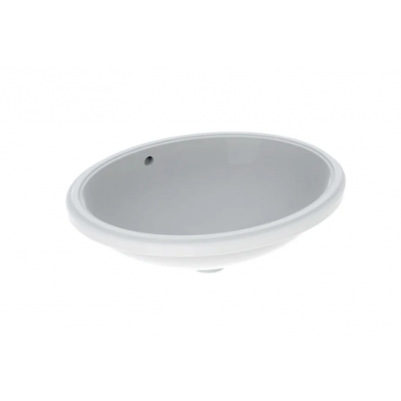 Geberit Variform Under, Lavabo sottopiano incasso ovale 50x40 sottosmaltato