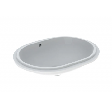 Geberit Variform Under, Built-in elliptical washbasin 55x40