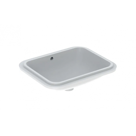 Geberit Variform Under, Lavabo sottopiano incasso rettangolare 45x35