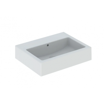 Geberit Closer, Lavabo rettangolare 60 cm senza foro
