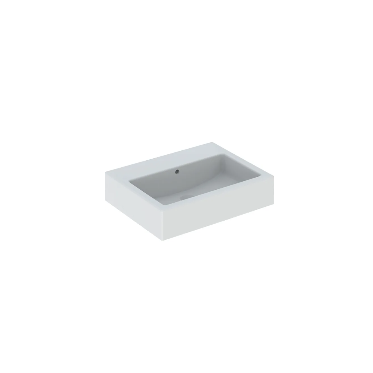 Geberit Closer, Lavabo rettangolare 60 cm senza foro