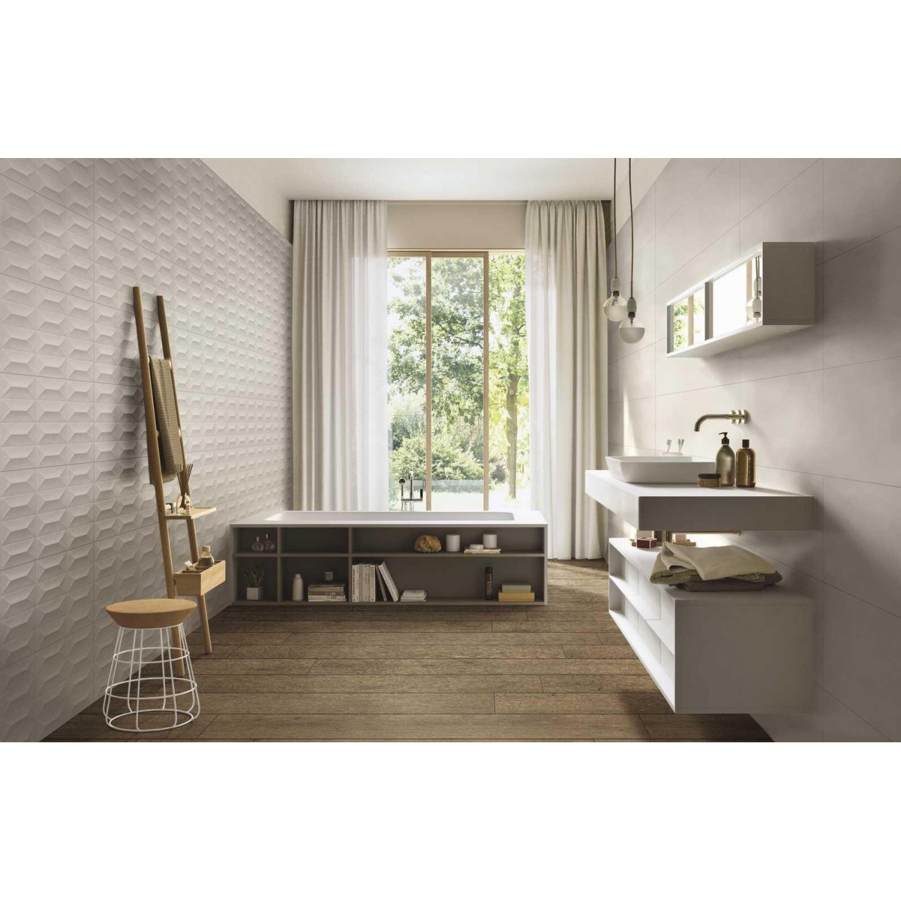 Ragno Tempera Crema Struttura Trape 3D