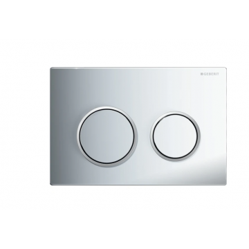 Geberit Omega20, Plaques de commande chromées satinées