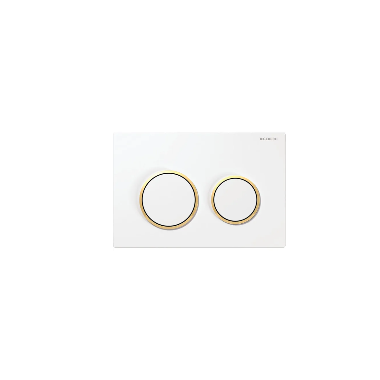 Geberit Omega20, Control plates white/ gold