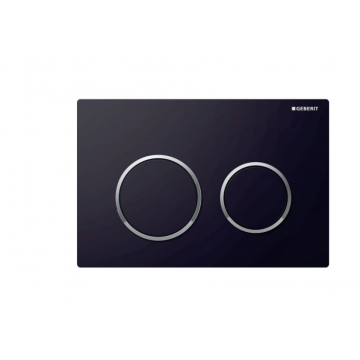 Geberit Omega20, Control plates black/ chrome