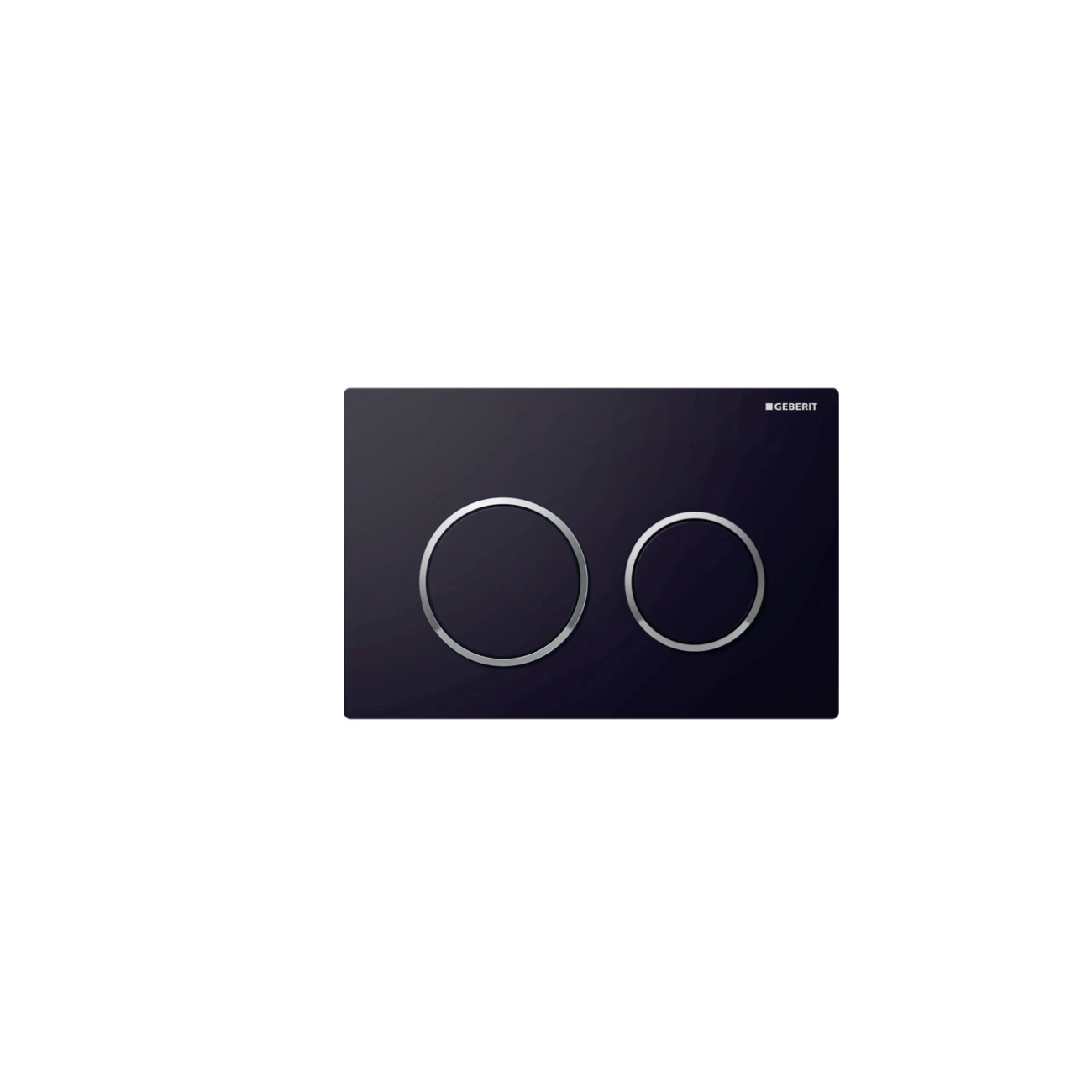 Geberit Omega20, Control plates black/ chrome