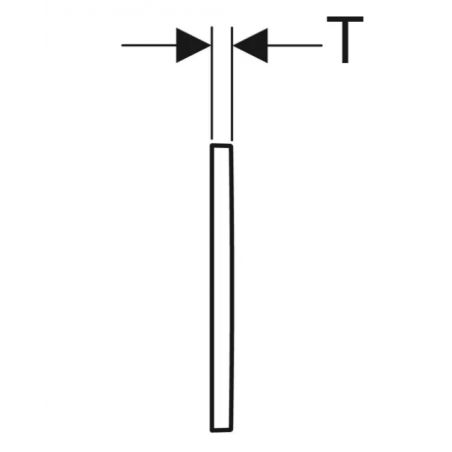 Geberit Omega20, Opaque chrome plated control plates