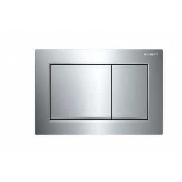 Geberit Omega20, Control plates Chrome/Satin finish