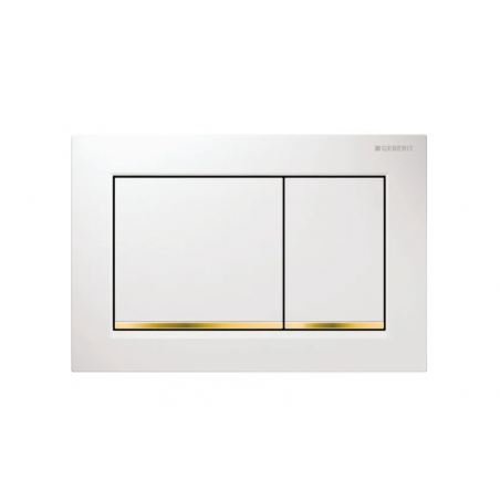 copy of Geberit Omega20, Plaques de commande Blanc/Or