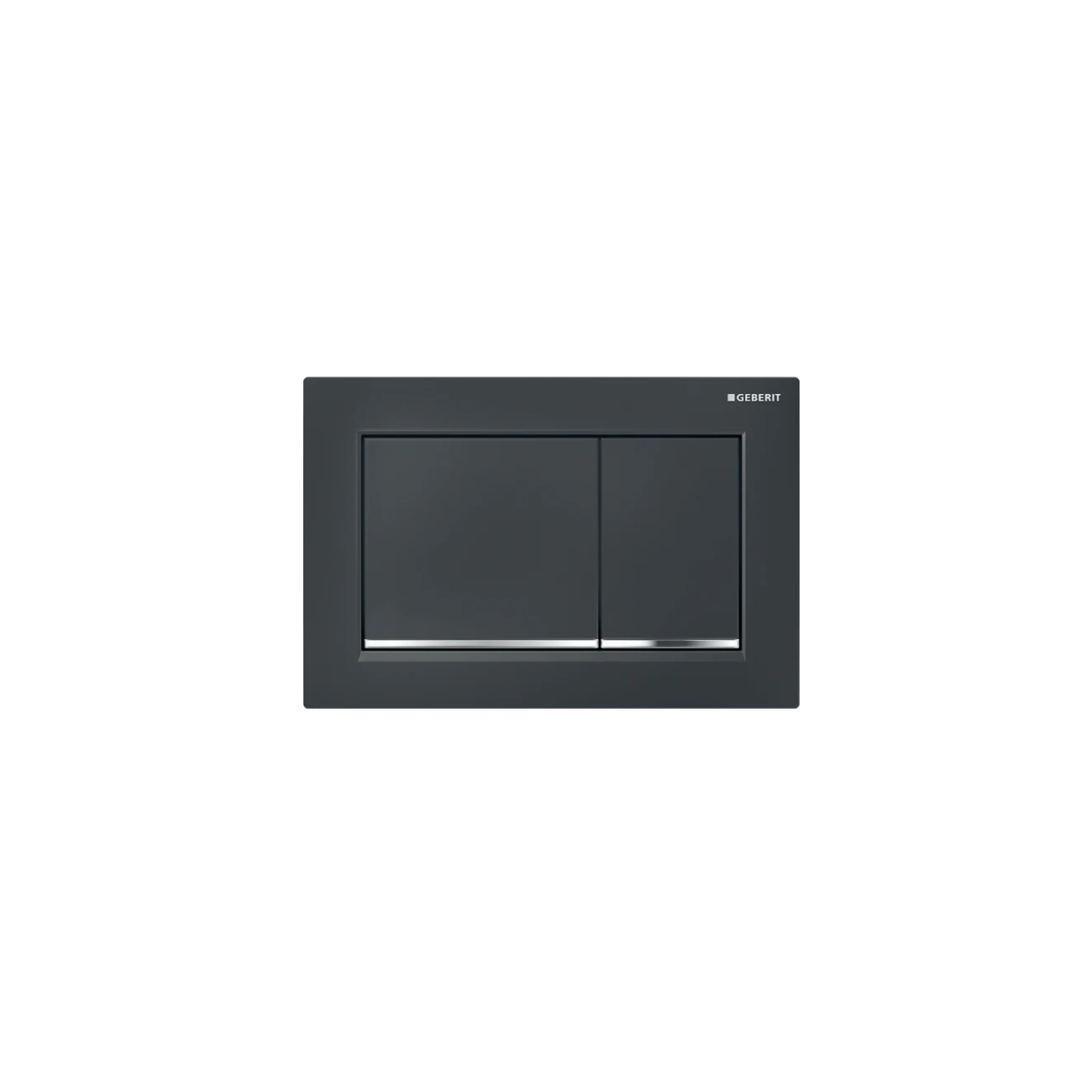 Geberit Omega20, Plaques de commande Noir/chrome