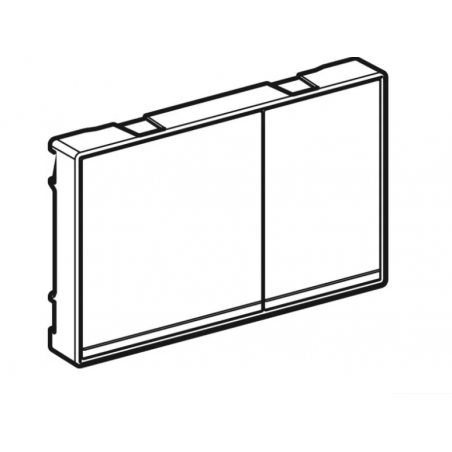 Geberit Omega60, Bedienplatte Wanddraht Farbe Lava