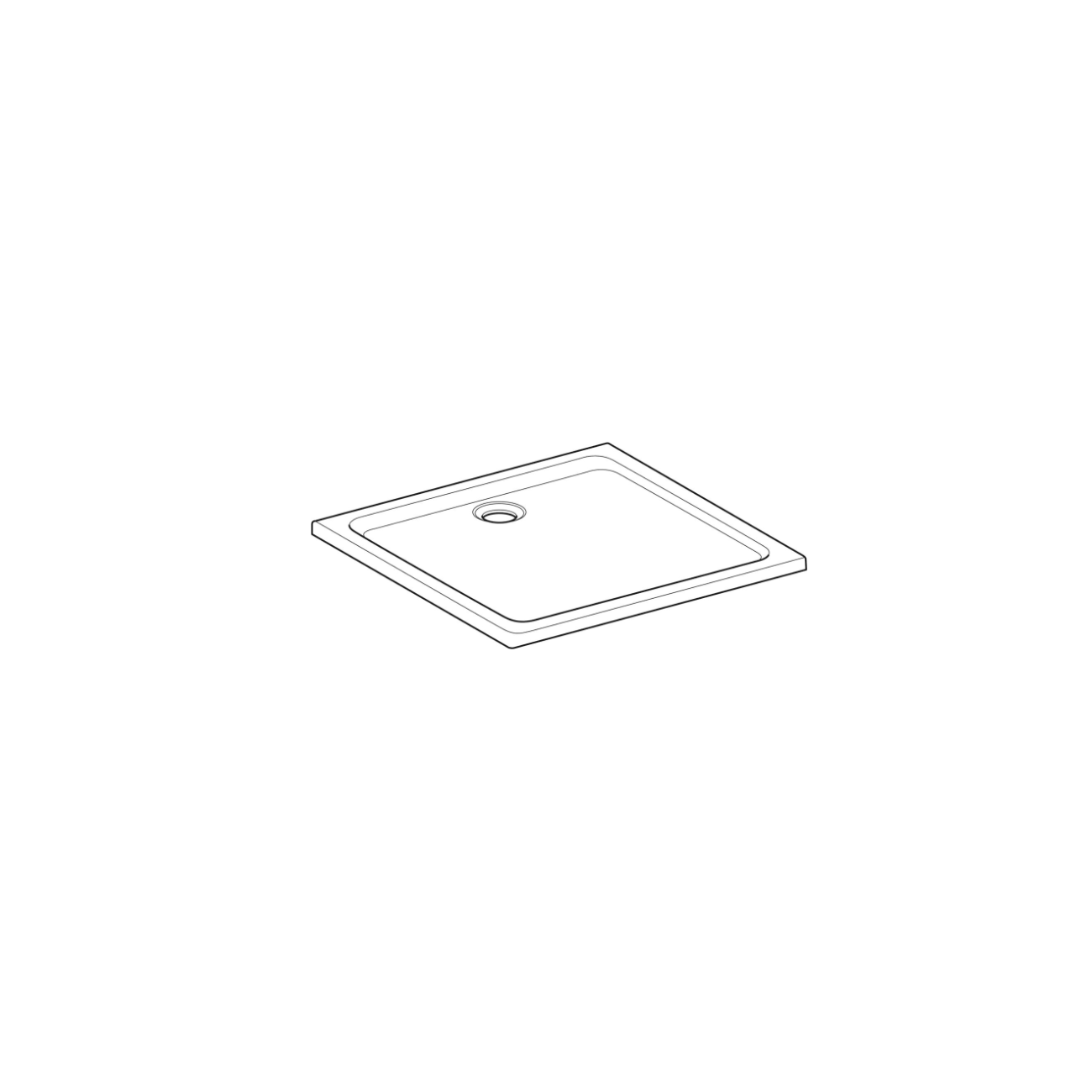 Geberit Melua, Shower tray