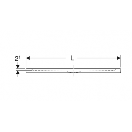 Geberit Melua, Piatto doccia