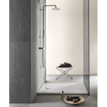 Geberit 35, Receveur de douche Blanc/Satiné