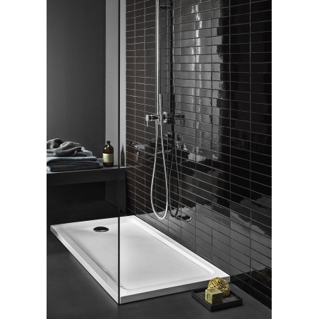 Geberit 35, Receveur de douche Blanc/Satiné