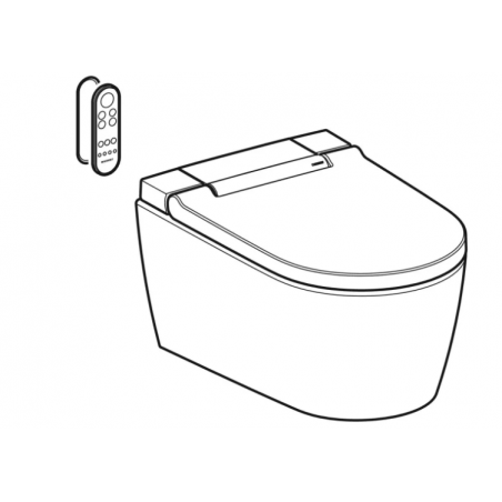 Geberit Acquaclean Sela, Vaso sospeso