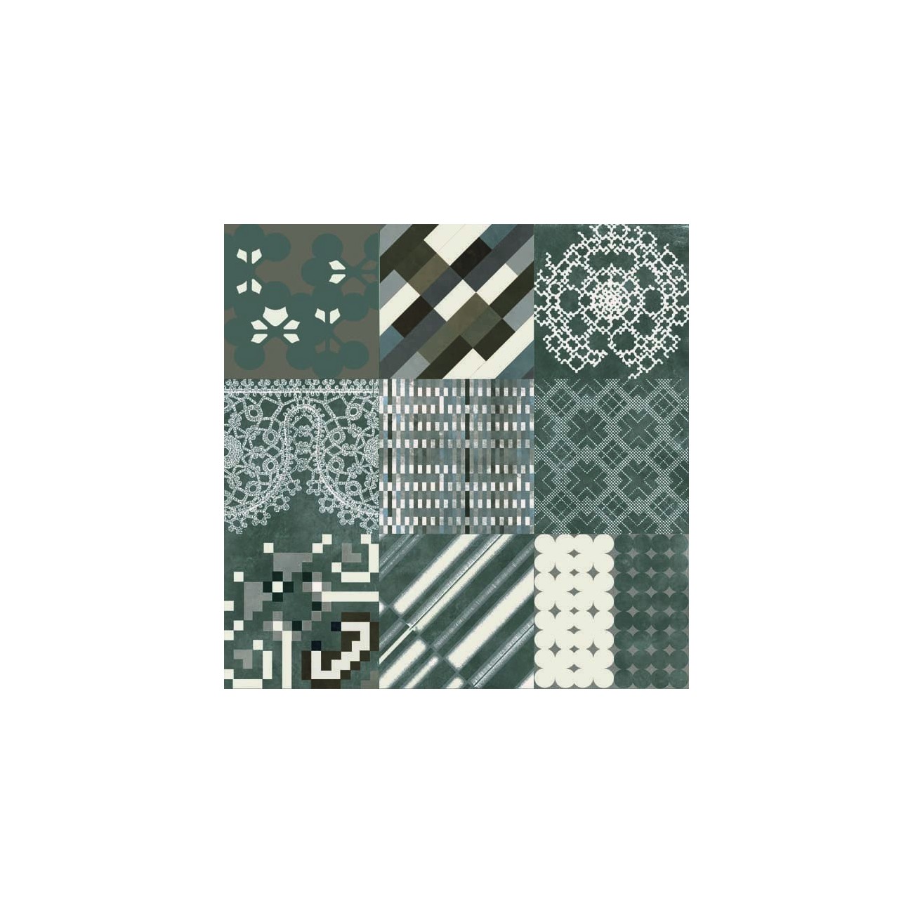 Mutina Azulej Nero Combination