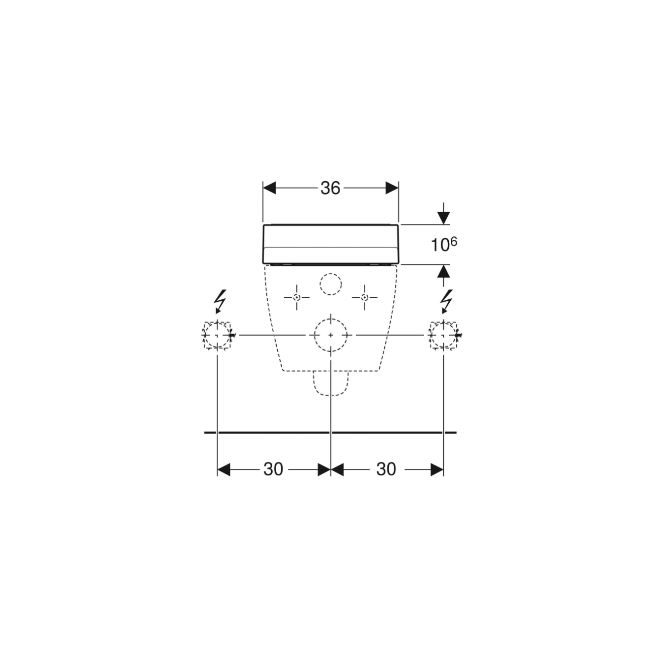 Geberit Aquaclean Tuma Comfort, Coprivaso