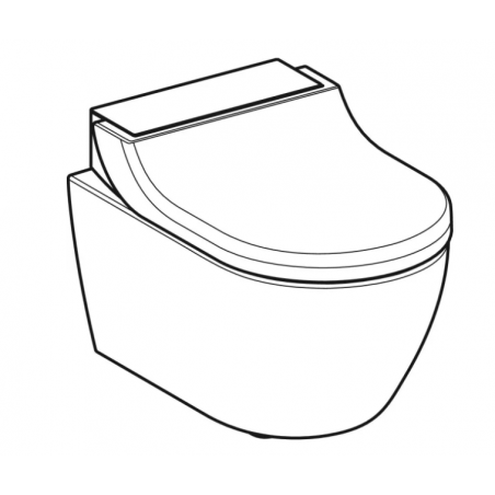 Geberit Acquaclean Tuma Classic, Vaso a sospeso rimfree