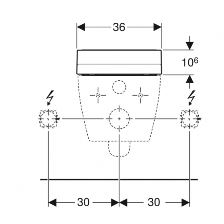 Geberit Acquaclean Tuma Classic, Corporel