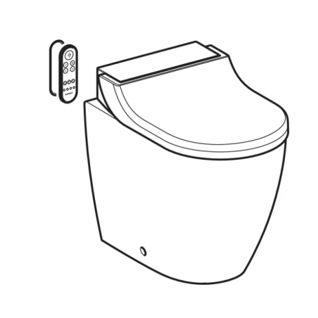 Geberit Acquaclean Tuma, Vaso a pavimento