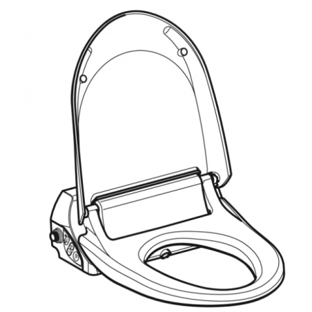 Geberit Acquaclean 4000, Siège de toilette