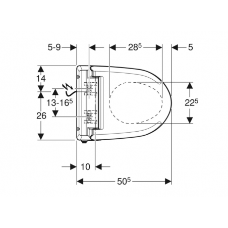 Geberit Acquaclean 4000, Coprivaso