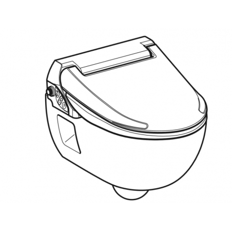 Geberit Aquaclean 4000 Set, Hanging vase with vase cover