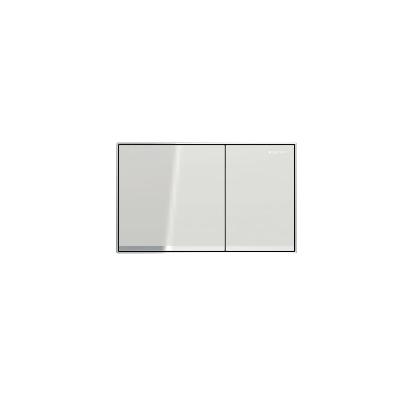 Geberit Sigma60, placca di comando doppio tasto, Grigio sabbia