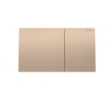 Geberit Sigma70, Plaque with double red gold button