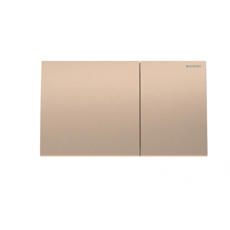 Geberit Sigma70, Plaque with double red gold button