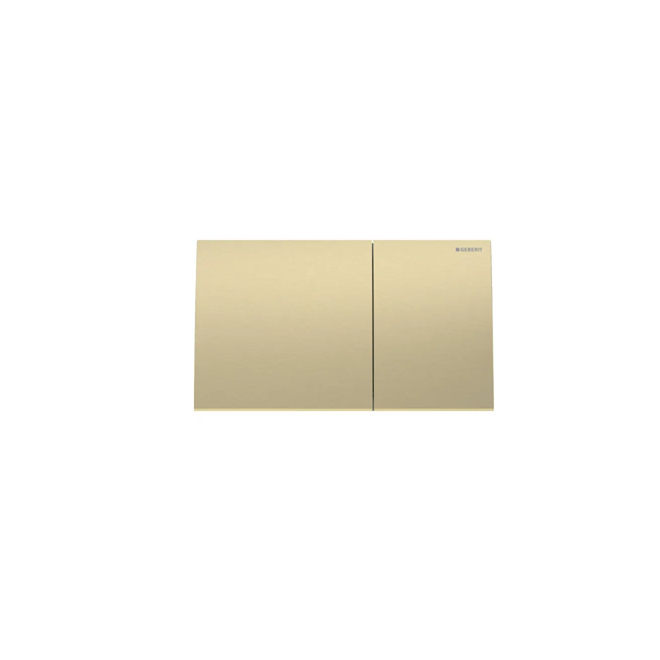 Geberit Sigma70, Placca con tasto doppio ottone