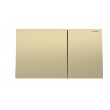 Geberit Sigma70, Placca con tasto doppio ottone