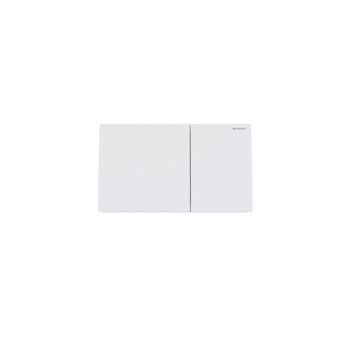 Geberit Sigma70, Plaque avec double bouton blanc mat