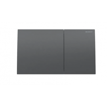 Geberit Sigma70, Plaque avec double bouton noir chromé