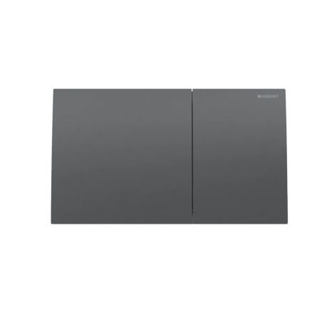 Geberit Sigma70, Placca con tasto doppio nero cromato