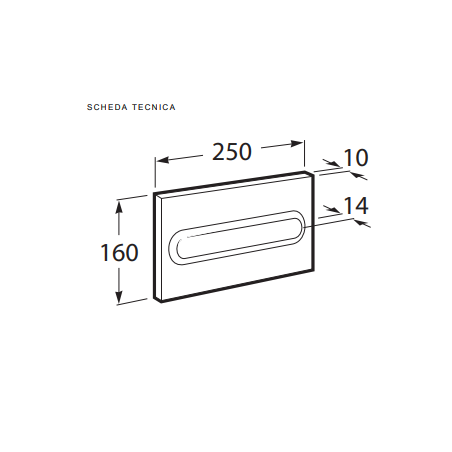 Roca PL1, Placca di azionamento singola