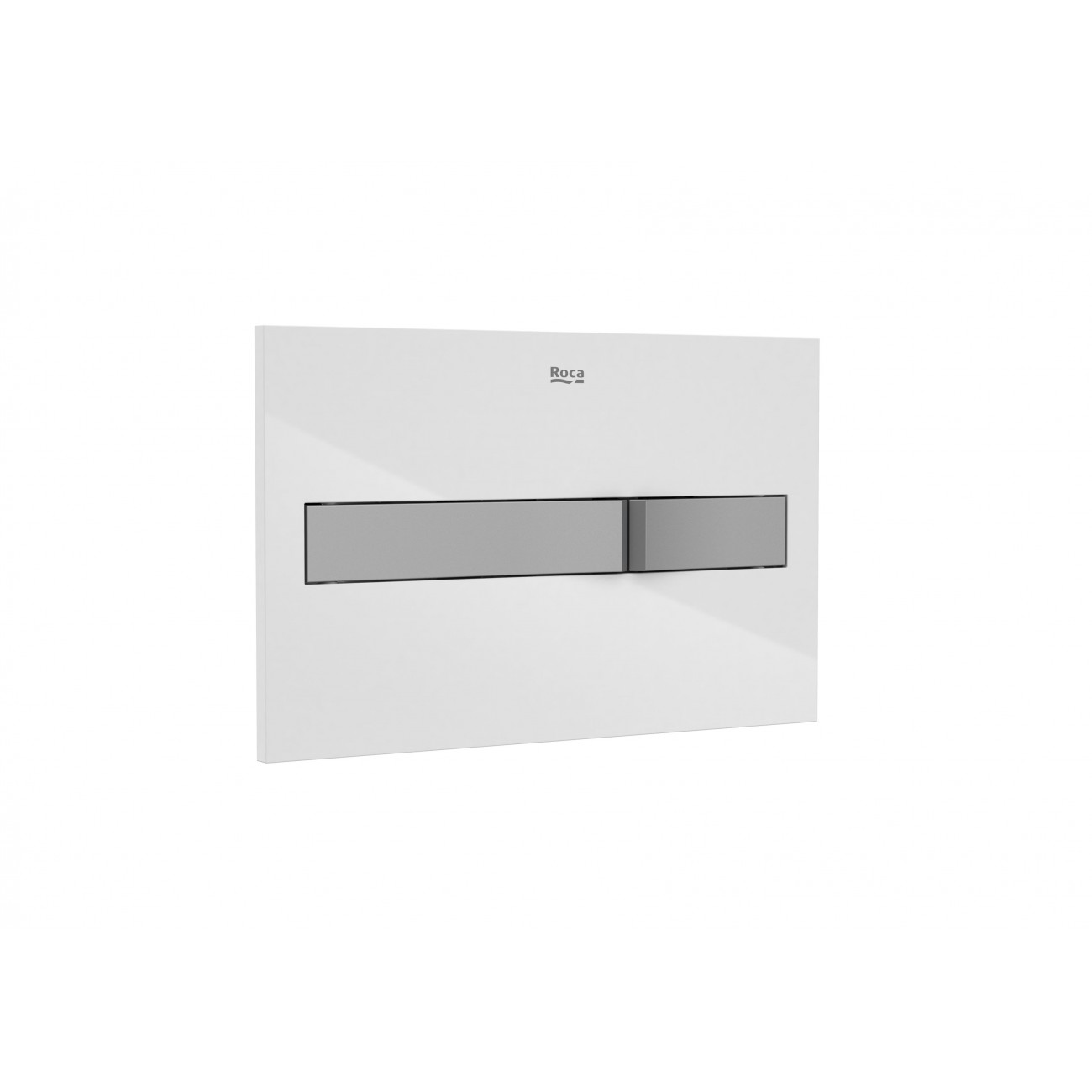 Roca PL2, White/grey double drive plate