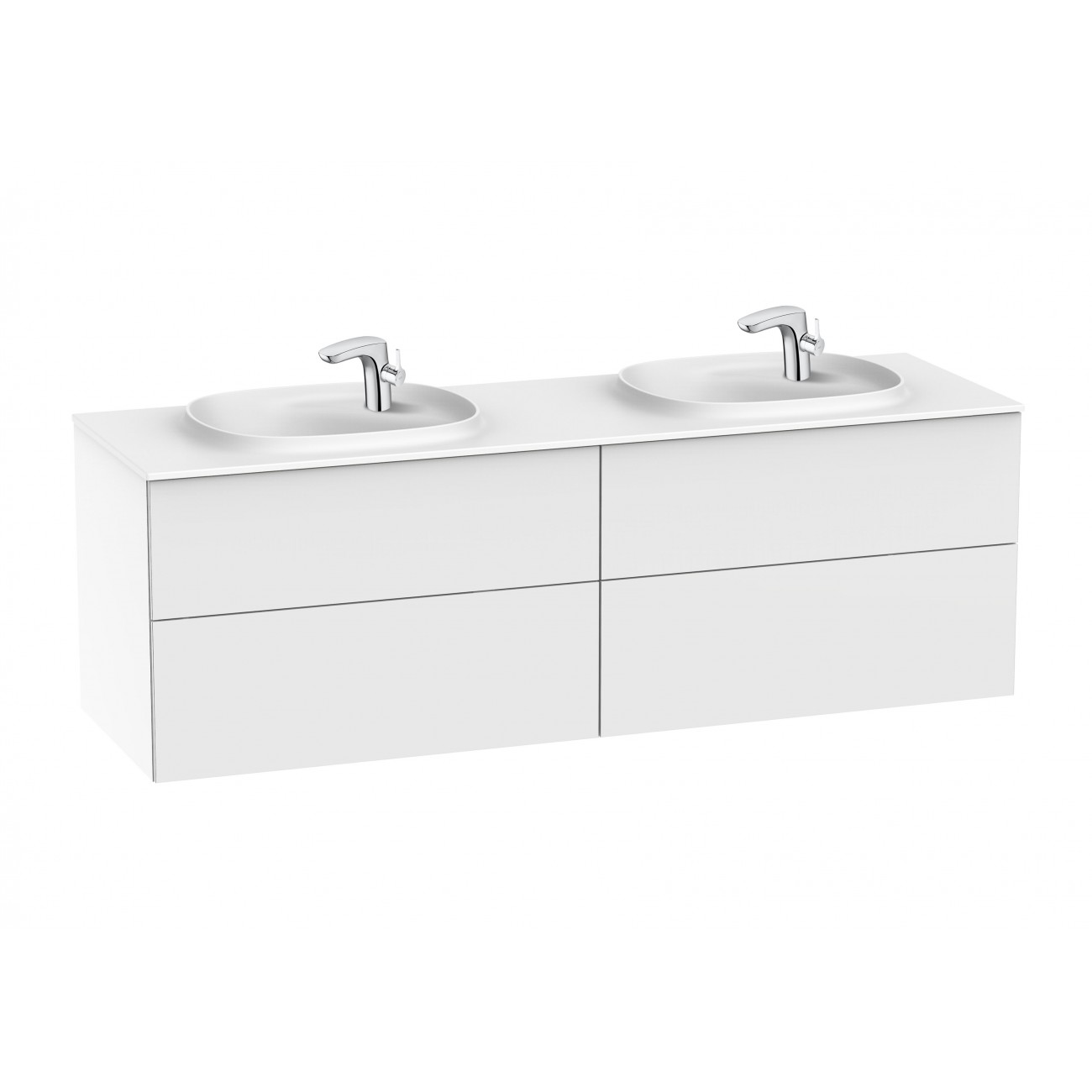 Roca Unik Beyond, Mobile 2 drawers and double sink