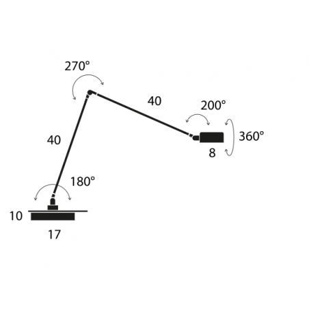 Lumina Daphine Cloe LED Lampada da tavolo