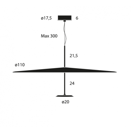 Lumina Dot 1100 Lampe à suspension