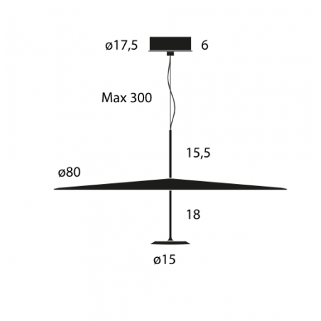 Lumina Dot 800 Lampada a sospensione